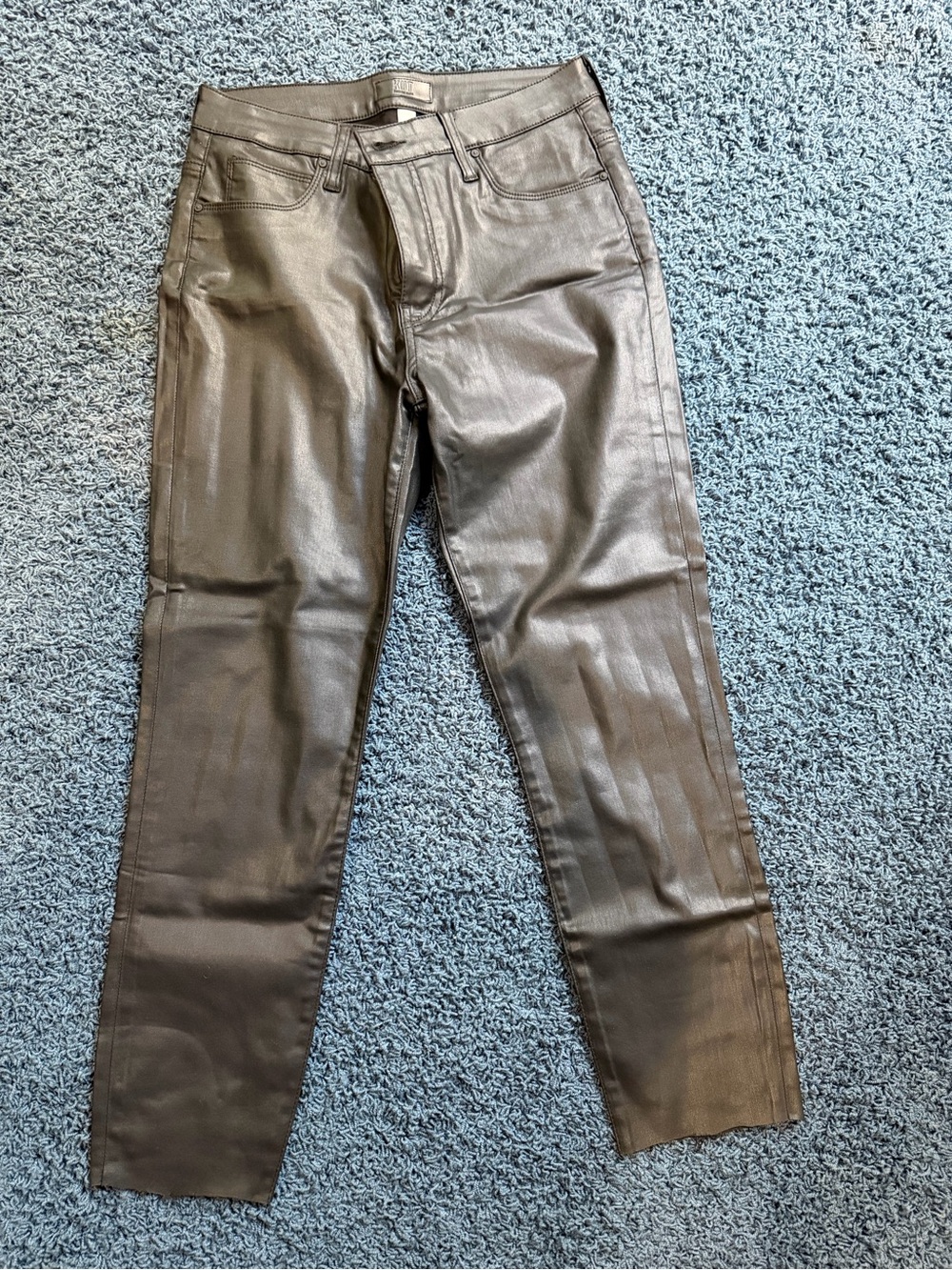 Kut from the Kloth Metallic black slim pants